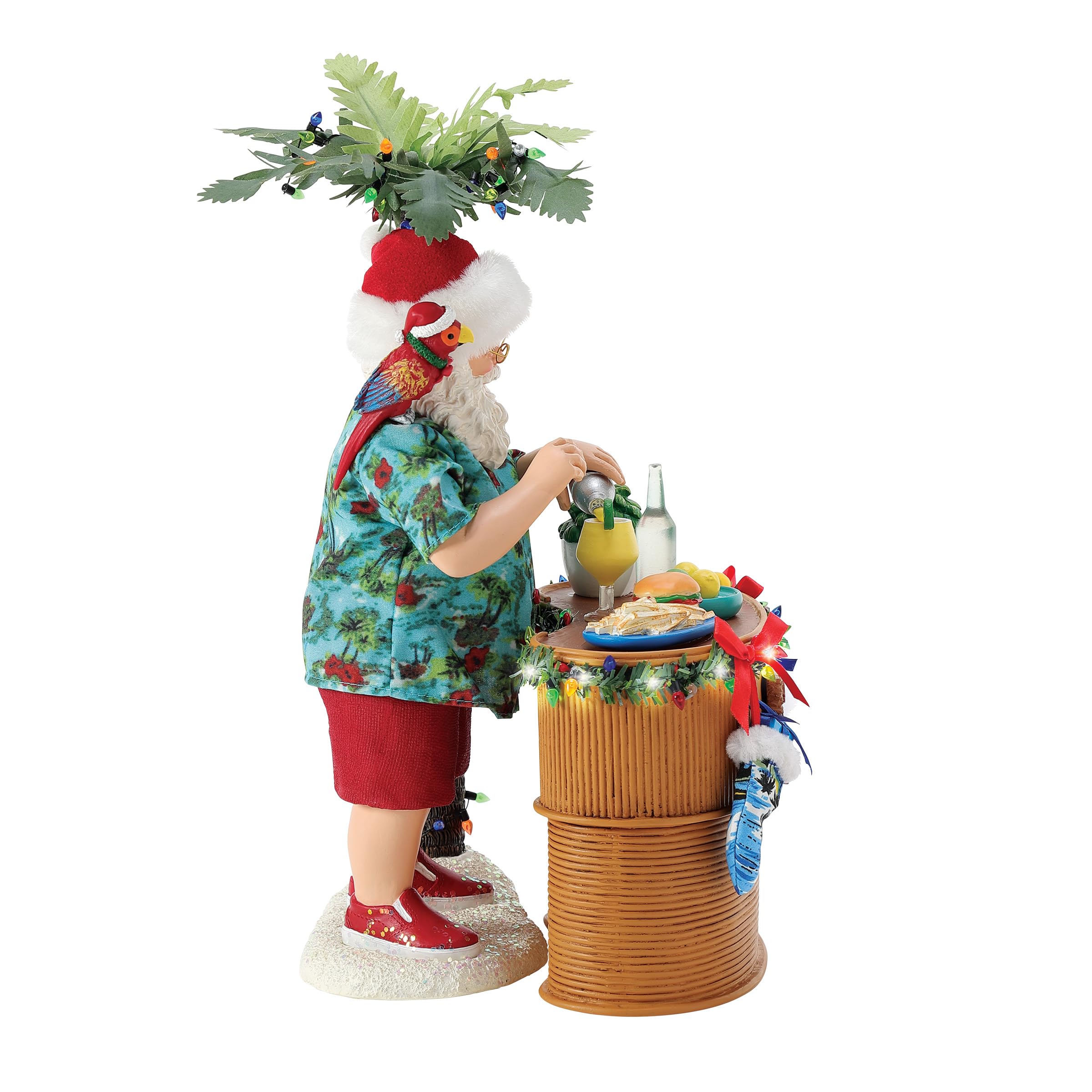 Amazon.com: Department 56 Possible Dreams Santa by the Sea Tiki